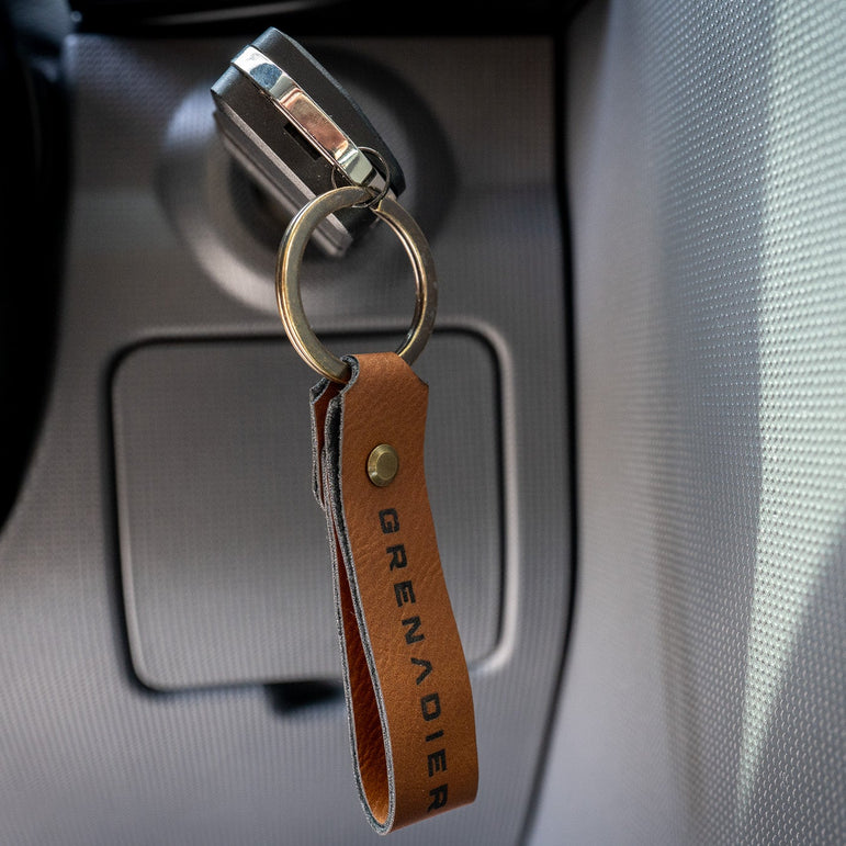 Premium Laser-Engraved Leatherette Keychain - 2024+ Grenadier