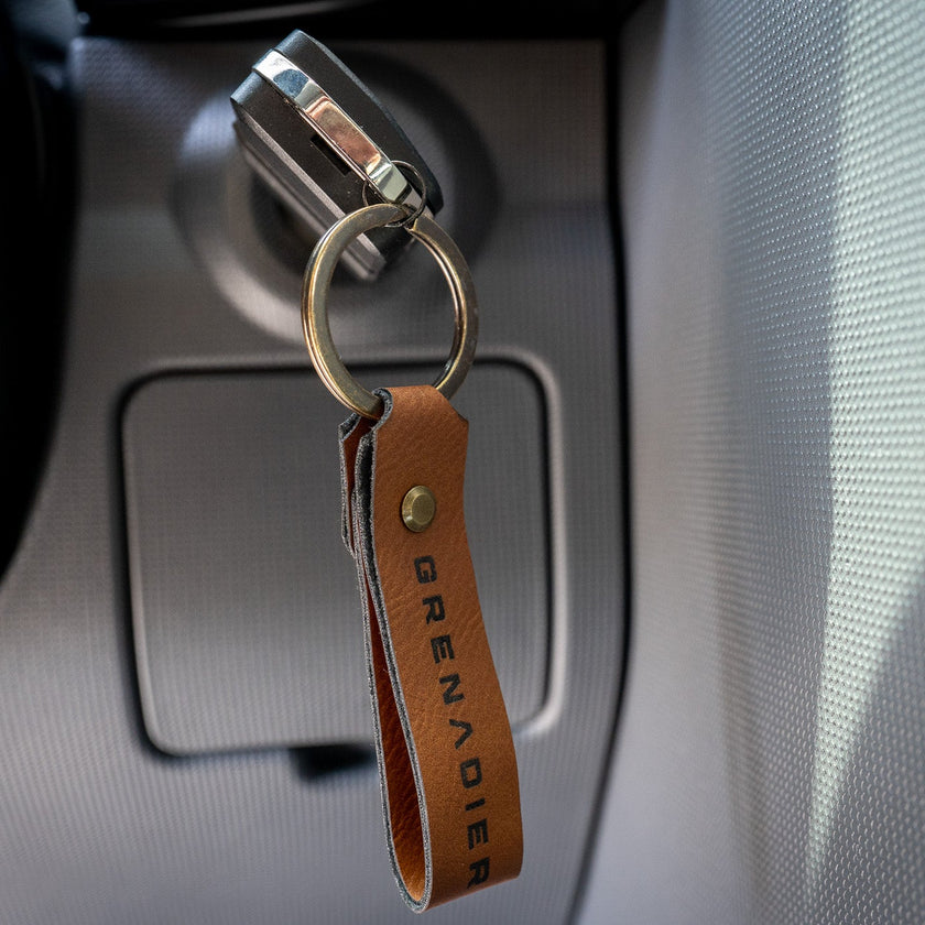 Premium Laser-Engraved Leatherette Keychain - 2024+ Grenadier