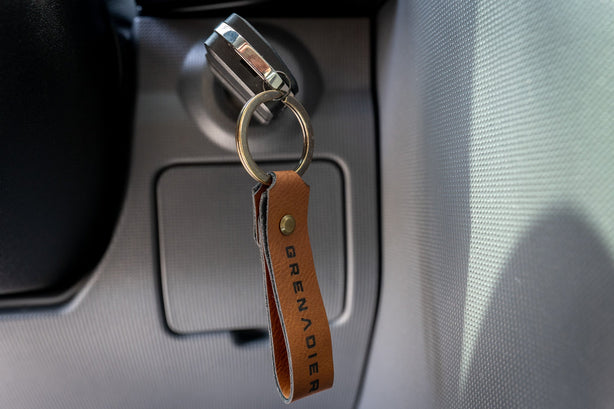 Premium Laser-Engraved Leatherette Keychain - 2024+ Grenadier
