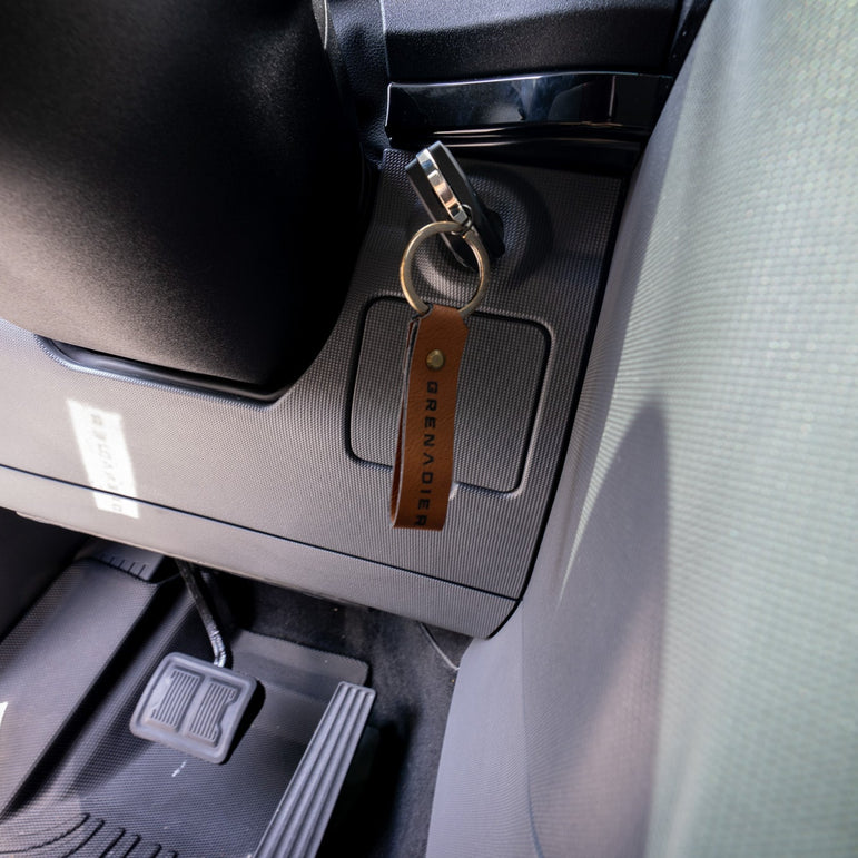 Premium Laser-Engraved Leatherette Keychain - 2024+ Grenadier
