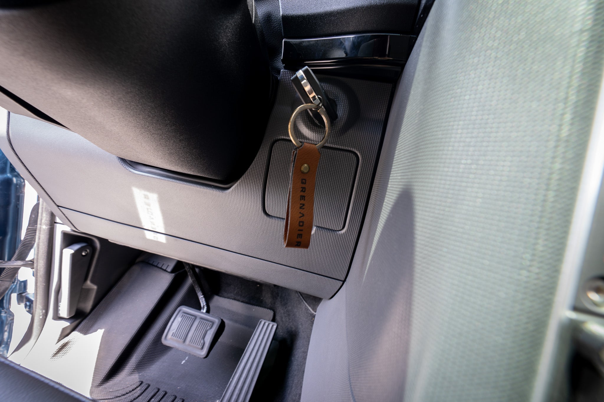 Premium Laser-Engraved Leatherette Keychain - 2024+ Grenadier