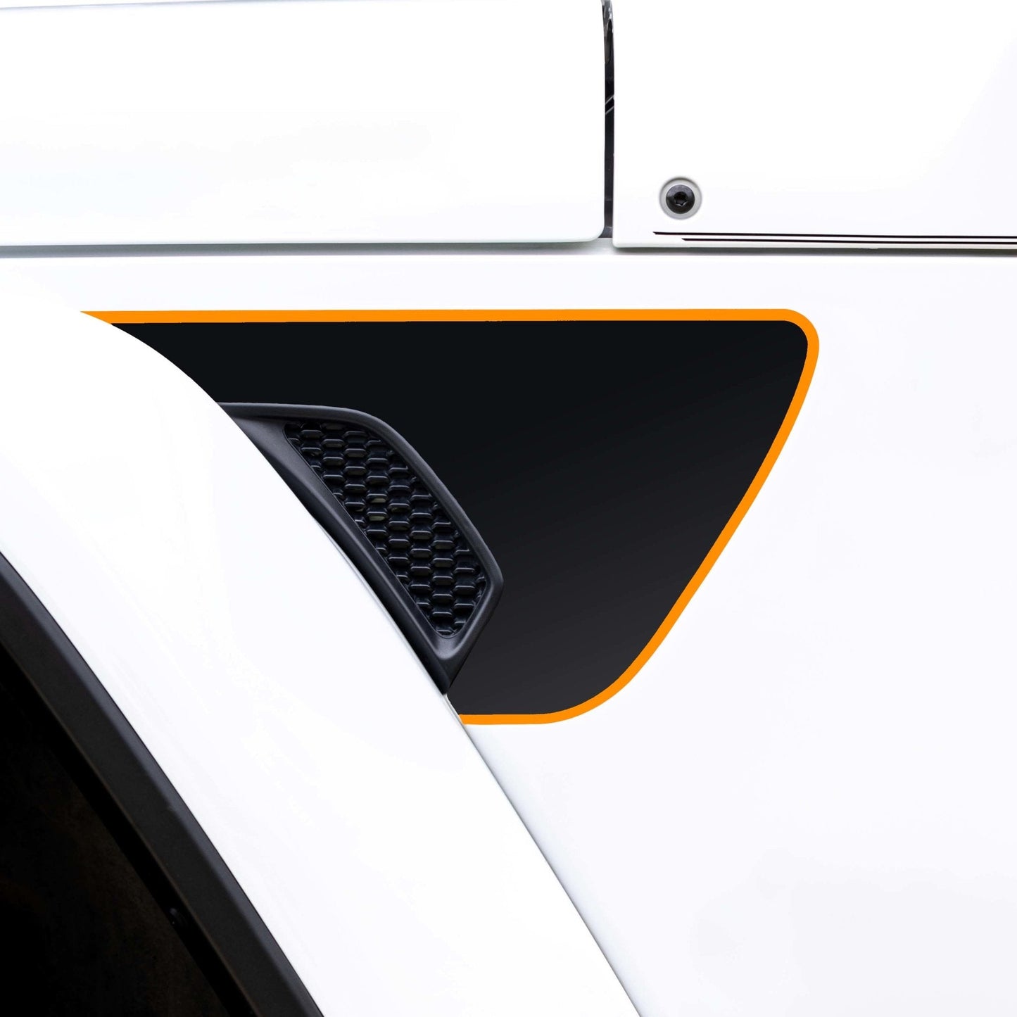 Premium Fender Vent Decal Set | Matte Black - fits Wrangler JL & Gladiator JT