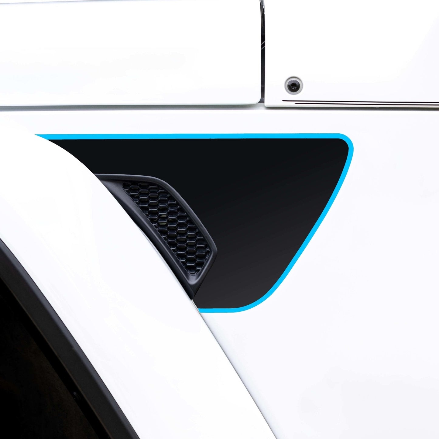 Premium Fender Vent Decal Set | Matte Black - fits Wrangler JL & Gladiator JT