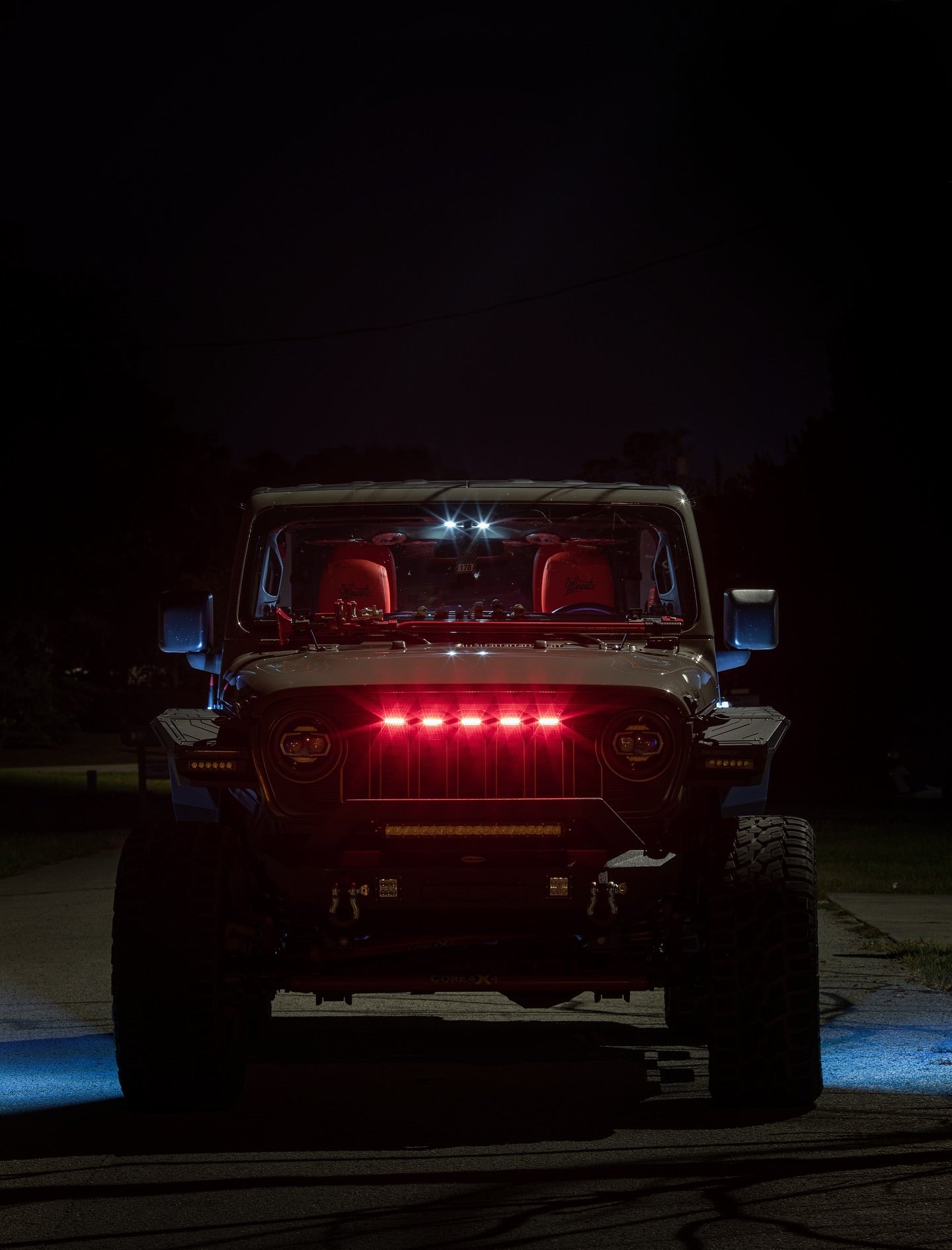 Prerunner Amber/RGB Grille Lights for 24-25 JL JT Grille