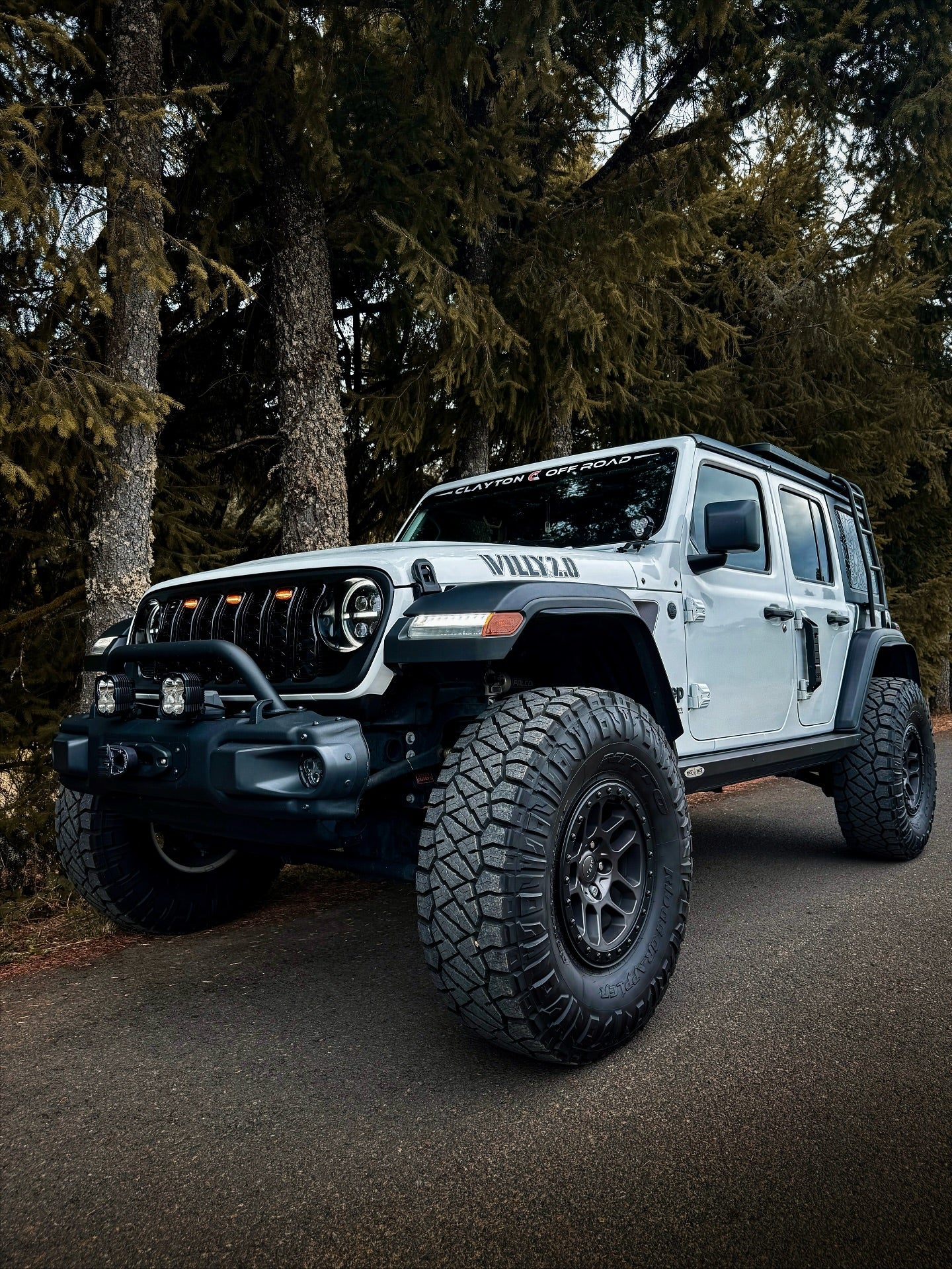 Two-Tone Raptorized + Color Matched Grille for Jeep Wrangler JL & Gladiator JT