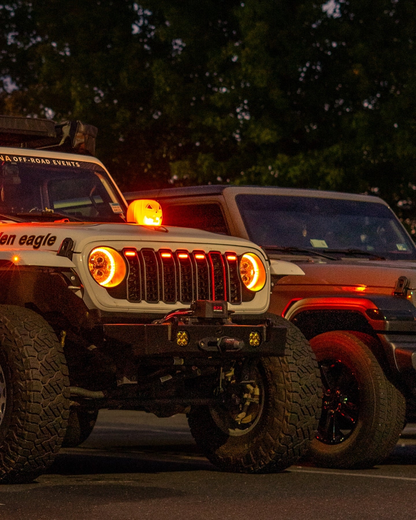 Prerunner Amber/RGB Grille Lights for 24-25 JL JT Grille