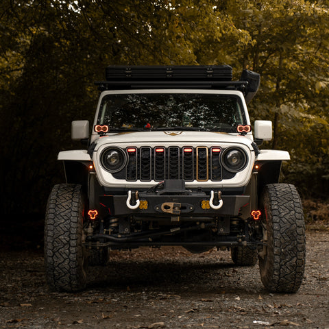 Pre-Runner Light Kit for Jeep 2024+ Grille JL/JT – Amber / RGB