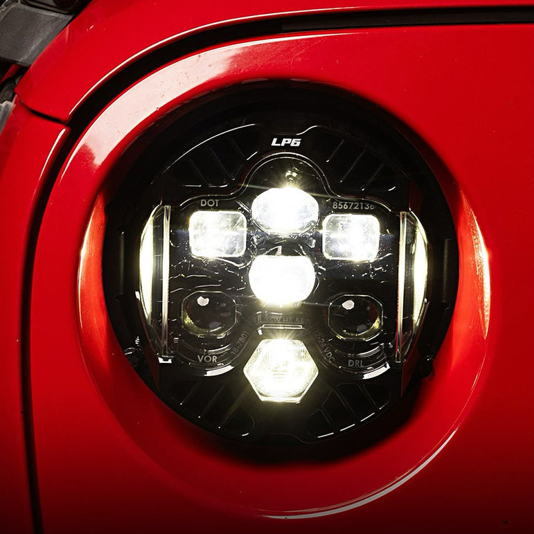 [Baja Designs] DOT LP6 LED Headlight Kit - Jeep 2018-2025 Wrangler JL; Gladiator JT