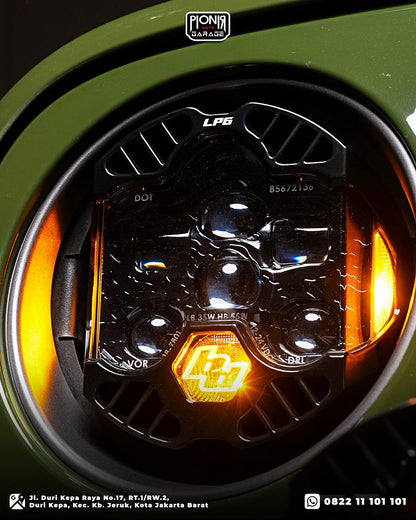 [Baja Designs] DOT LP6 LED Headlight Kit - Jeep 2018-2025 Wrangler JL; Gladiator JT
