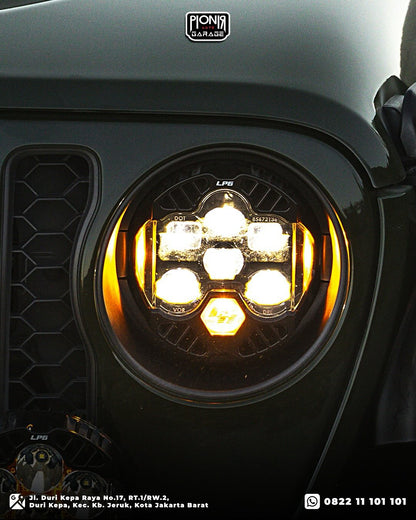 [Baja Designs] DOT LP6 LED Headlight Kit - Jeep 2018-2025 Wrangler JL; Gladiator JT