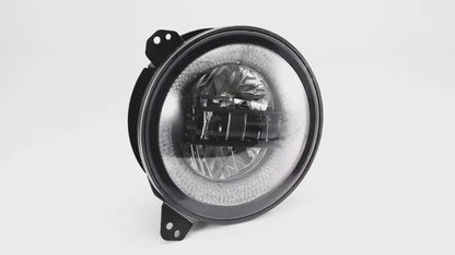 9 inch Diamond Series RGB Halo LED Headlights for 18-24 Jeep JL/JT