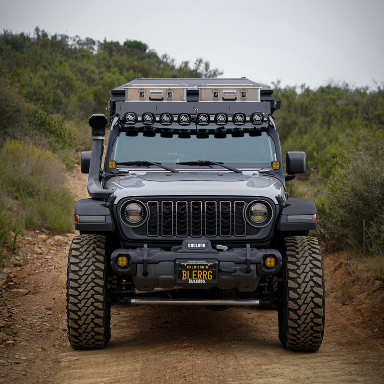 Satin Black Painted- Refreshed Style fits Wrangler JL/ Gladiator JT *Paintable