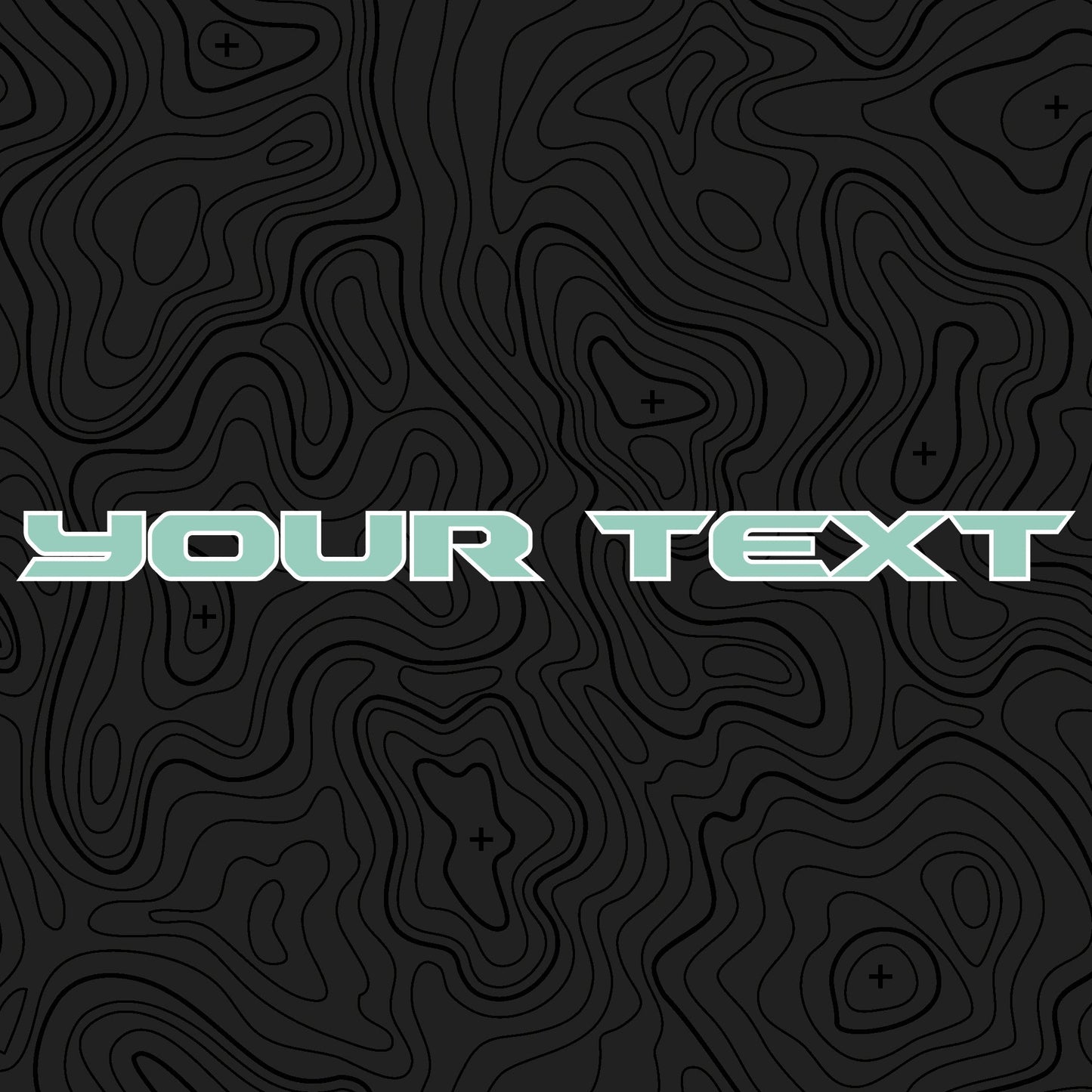 Soft Colors Hood Lettering | Set of 2