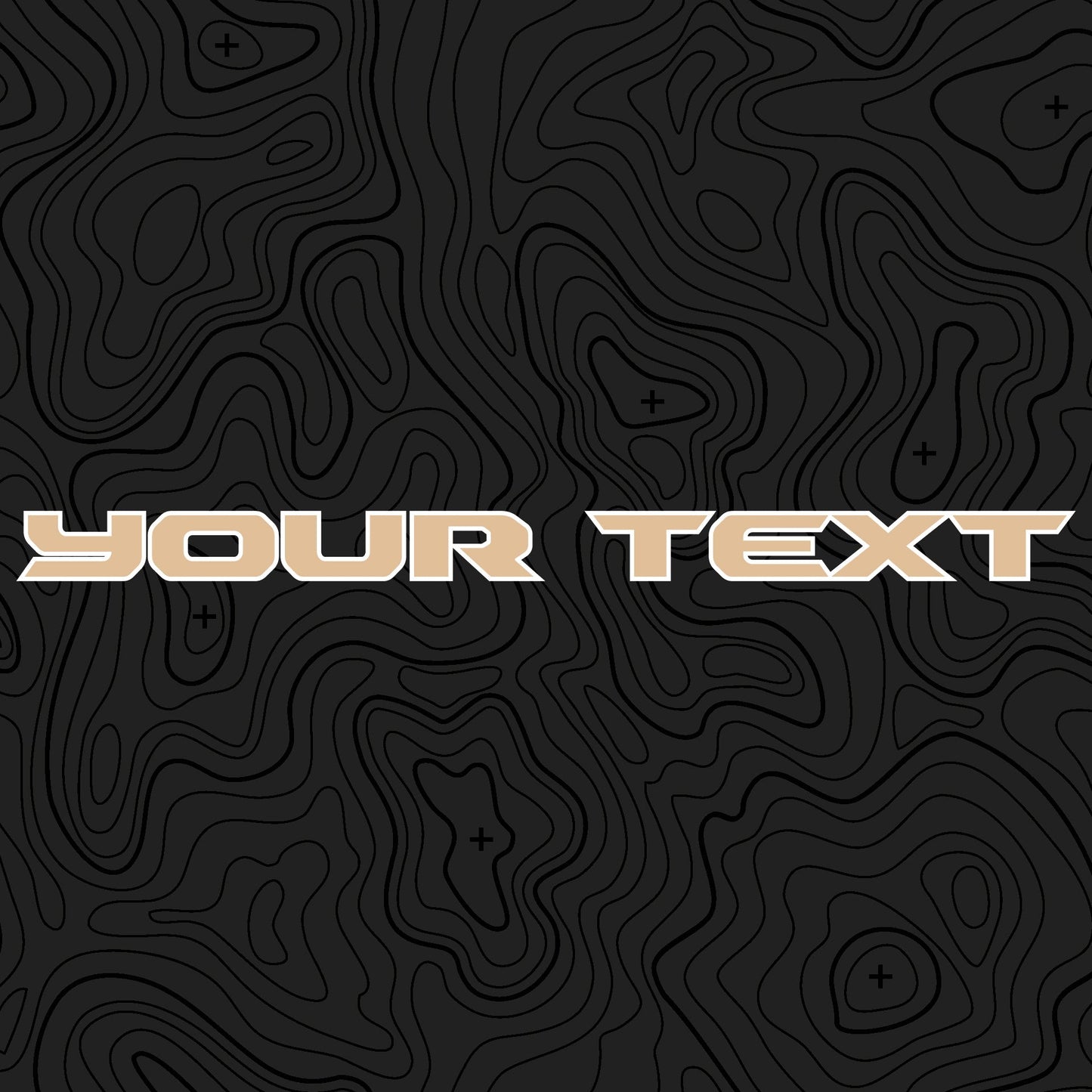 Soft Colors Hood Lettering | Set of 2