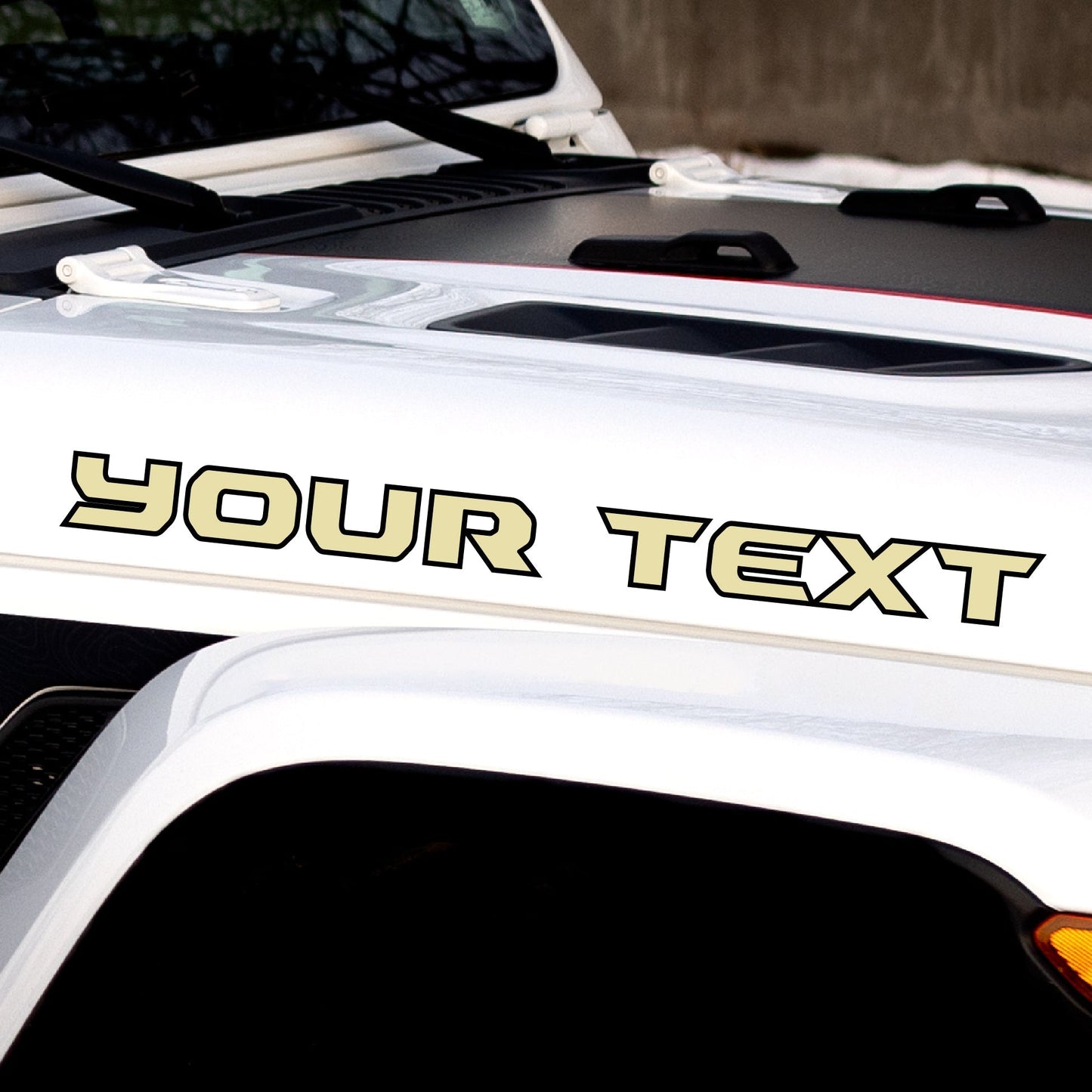 Soft Colors Hood Lettering | Set of 2