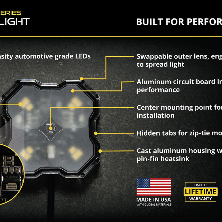 [Diode Dynamics] Stage Series LED Rock Light (one)