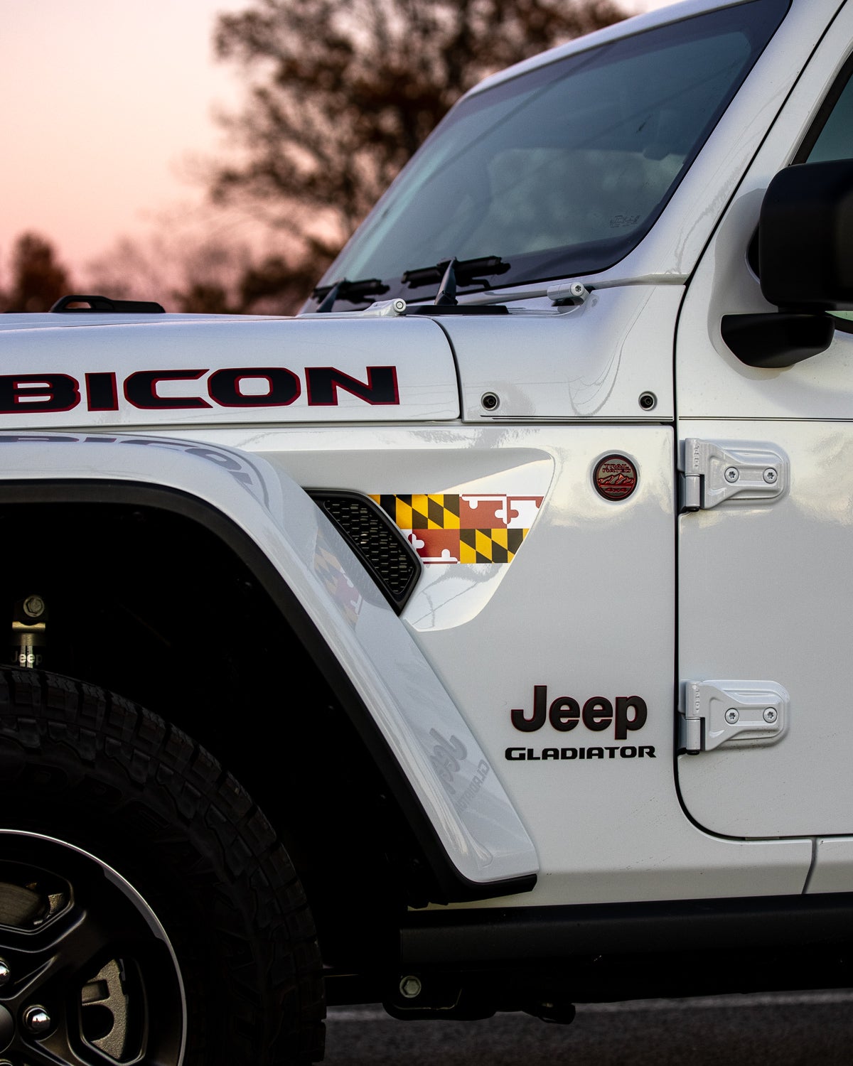 Fender Vent Decal Set | State Flag - fits Wrangler JL & Gladiator JT