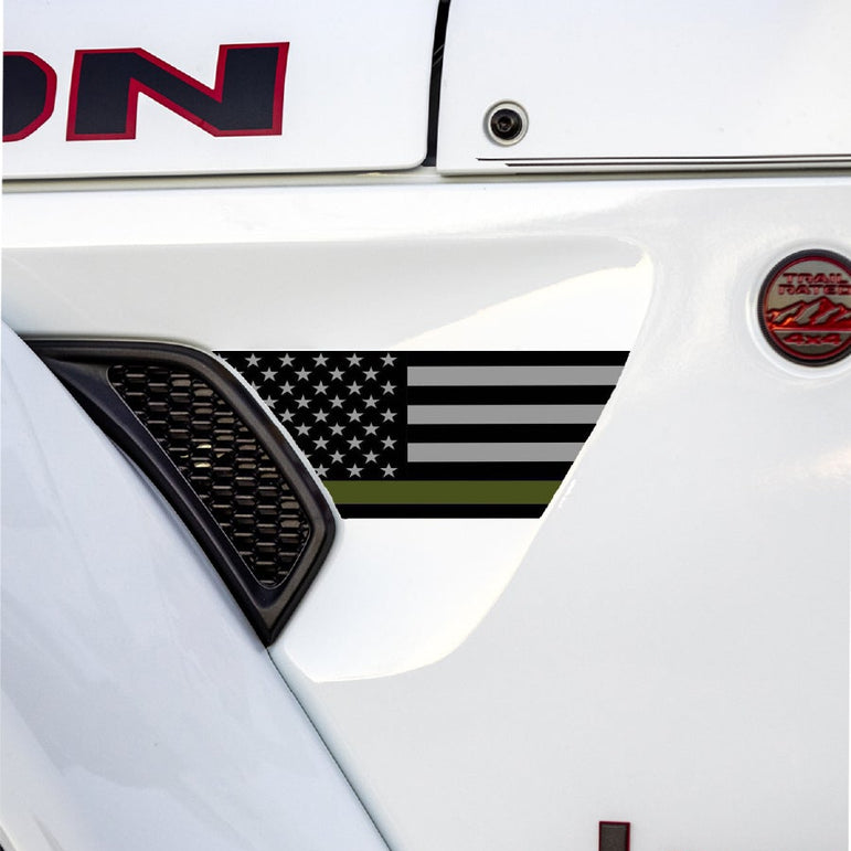 Fender Vent Decal Set | State Flag - fits Wrangler JL & Gladiator JT