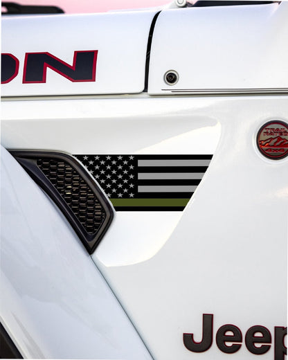 Fender Vent Decal Set | State Flag - fits Wrangler JL & Gladiator JT