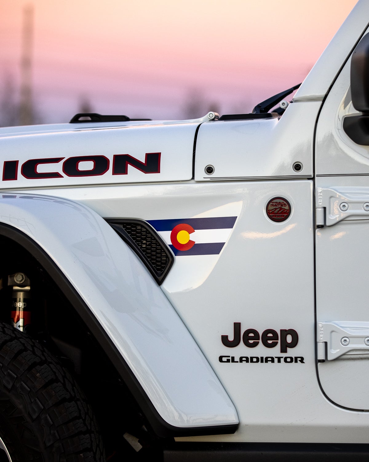 Fender Vent Decal Set | State Flag - fits Wrangler JL & Gladiator JT