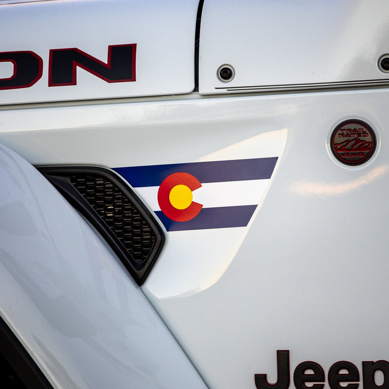 Fender Vent Decal Set | State Flag - fits Wrangler JL & Gladiator JT