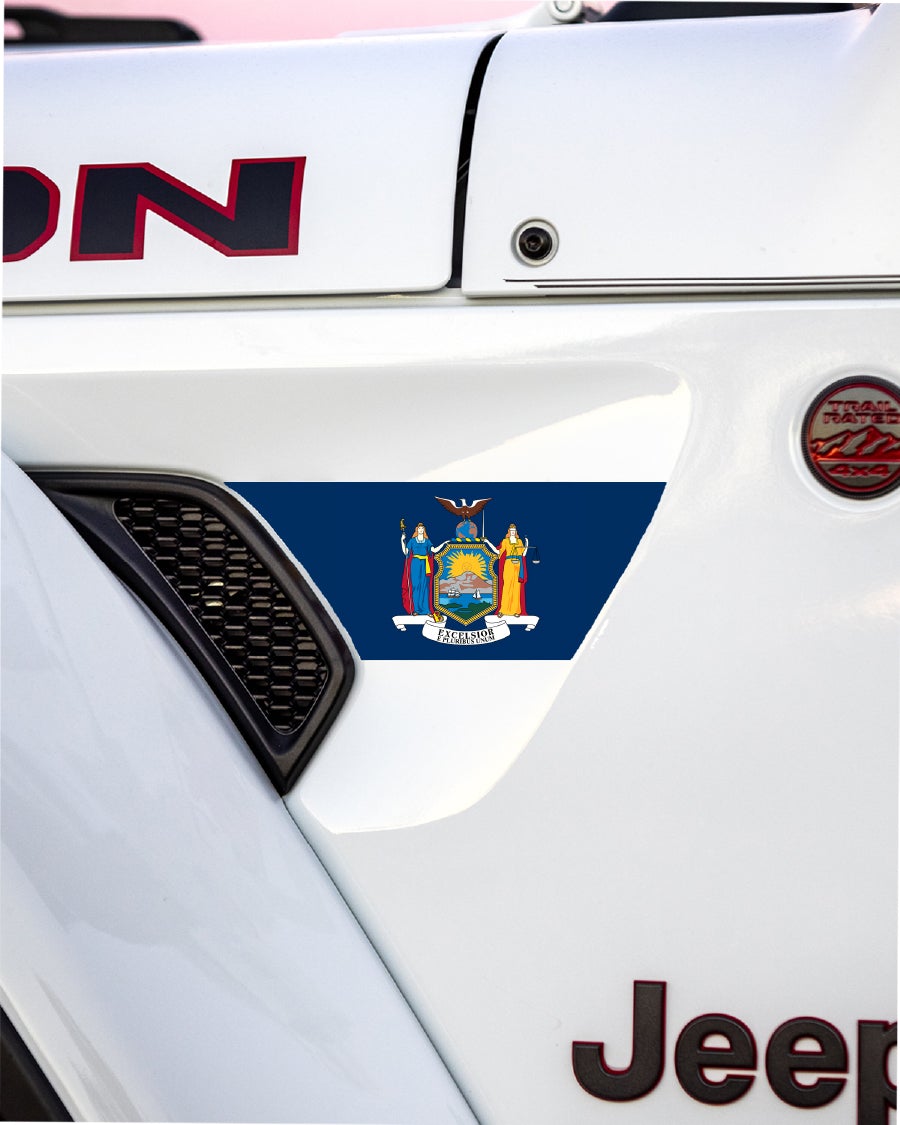 Fender Vent Decal Set | State Flag - fits Wrangler JL & Gladiator JT
