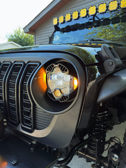 [Baja Designs] DOT LP6 LED Headlight Kit - Jeep 2018-2025 Wrangler JL; Gladiator JT