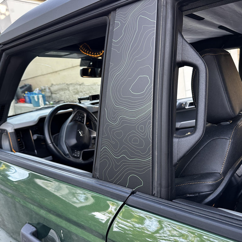 Topo B Pillar Protection Kit - 2021+ Bronco