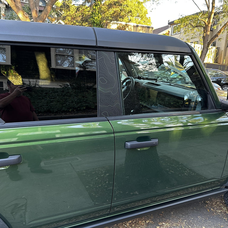 Topo B Pillar Protection Kit - 2021+ Bronco