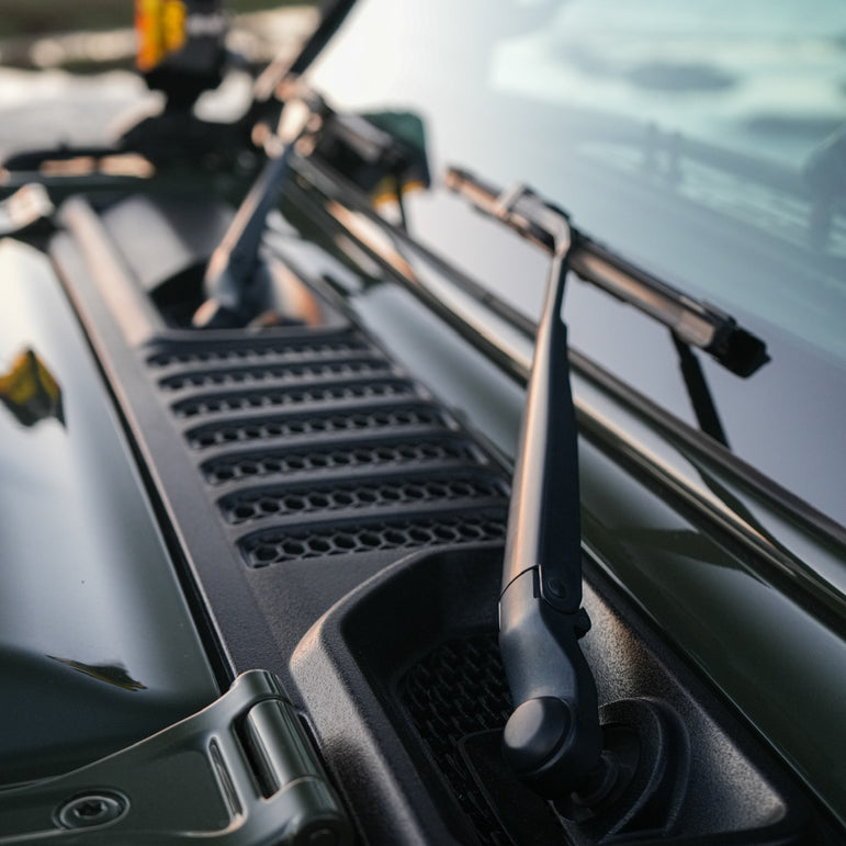 Raptorized OEM Cowl Wiper Panel for Jeep Wrangler JL & Gladiator JT | OEM Grainy Textured - Fade-Resistant