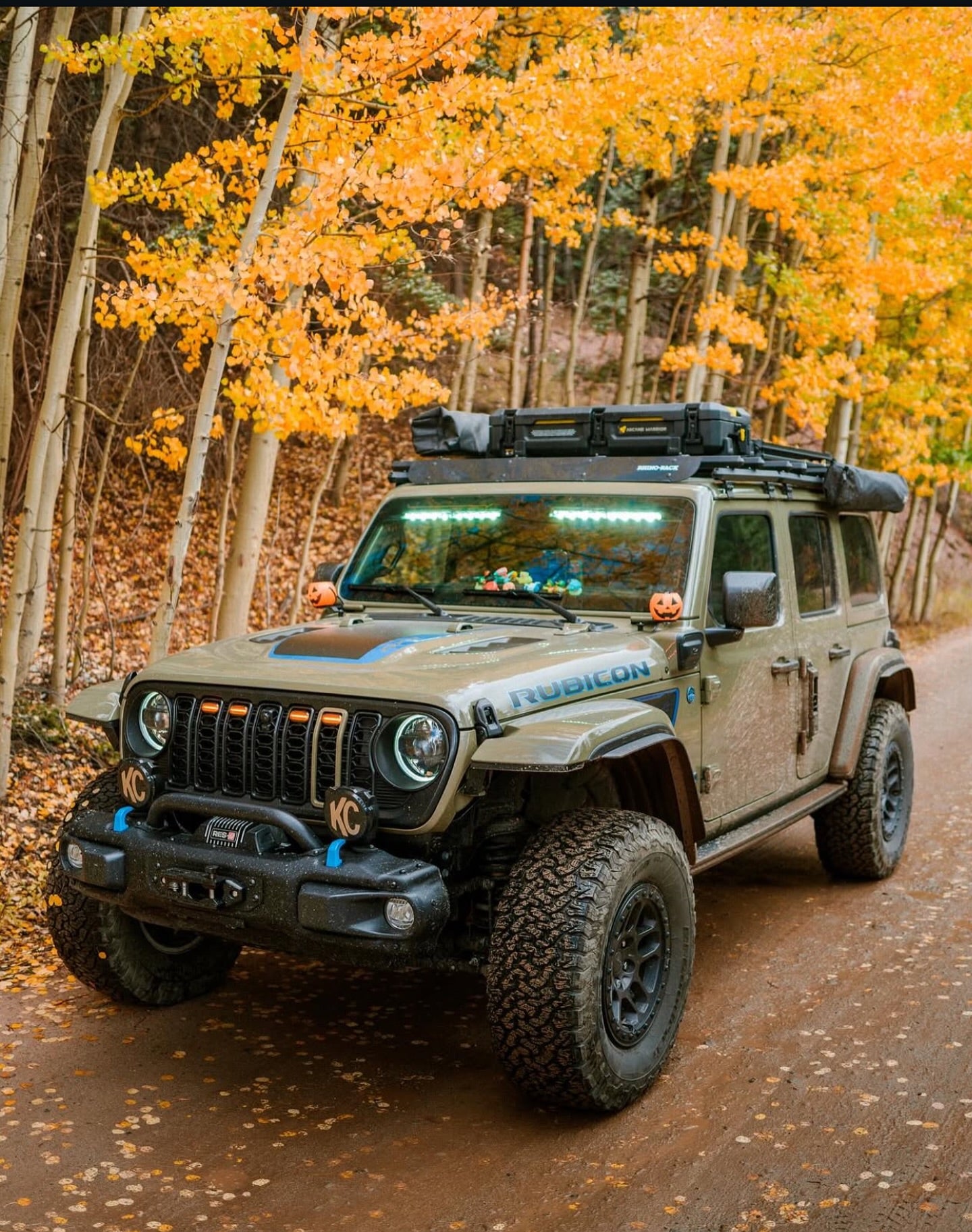 Two-Tone Raptorized + Color Matched Grille for Jeep Wrangler JL & Gladiator JT